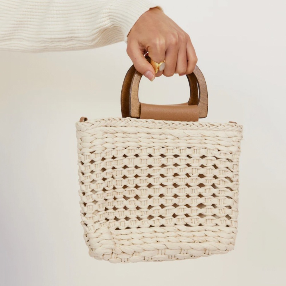 Fortunate One Store Sundown Champagne Bag Beige NEW